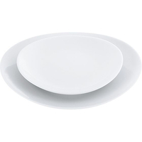 江部松商事 EBM/磁器 中華・洋食兼用食器 白楕円深皿 22cm FC426LX-8179580