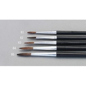 エスコ 丸筆 ポニー毛 3号 FCZ7605-EA109MG-63-イメージ1