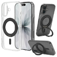 ラスタバナナ iPhone17用 ZEROSAFE クリア＊ブラック 9697IP5AZSCLBK