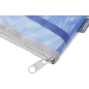 デザインフィル ペン&ツールポーチ メッシュ 水色 FCU3380-53348006-イメージ4