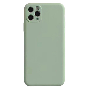 GAACAL iPhone 14 Pro用くすみパレットマットTPUケース グリーン P00081GQP-イメージ1