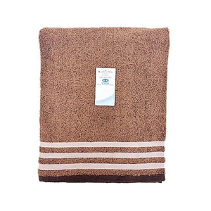 林 超大判タオル BROWN 100×180cm 10枚入 FCG434U-54-0054-85-イメージ1
