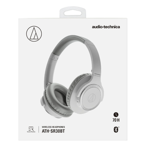 オーディオテクニカ ワイヤレスヘッドフォン グレー ATH-SR30BT GY-イメージ6