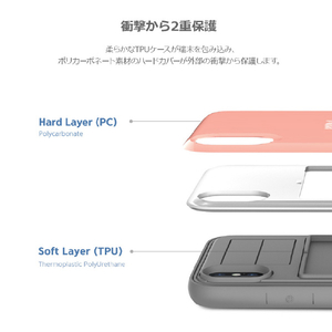 Design Skin iPhone XS/X用ケース SLIDER GRAPHIC ベイビーベア DSK14681I58-イメージ6
