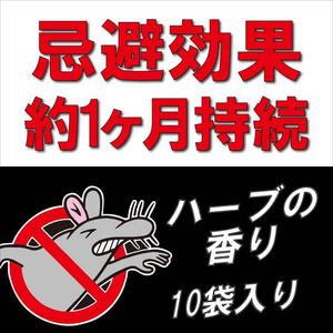 イカリ消毒 ねずみがいやがる 袋 10個入 FC429SM-イメージ2