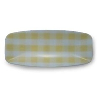 橋本達之助工芸 優しい風合い　チェック柄おしぼりトレー　イエロー イエロー ﾊｼﾐﾙｷ-ﾁｴﾂｸｵｼﾎﾞﾘｲﾚY