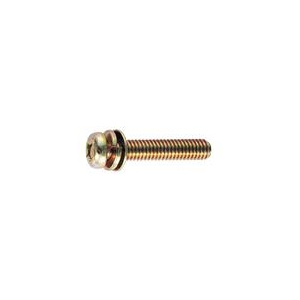 トラスコ中山 TRUSCO　ナベ頭組込ネジ　クロメートP－4　サイズM3X10　165本入 B51-0310-イメージ1