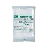 トラスコ中山 TRUSCO 小型ポリ袋 縦230×横170×t0.05 200枚入 透明 FC469FX-0024104
