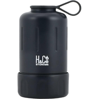 パール金属 H&Cストレージ ペットボトルカバー 345ml/500ml兼用 BK D6682