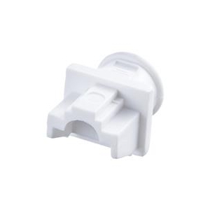 サンワサプライ RJ-45ダストカバー ホワイト ADT-RJDST2-イメージ1