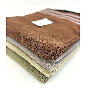 林 超大判タオル BEIGE 100×180cm 10枚入 FCG435U-54-0054-86-イメージ3