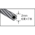 トラスコ中山 メッキ付ワイヤロープ Φ4mm×100m 4100140 FC885EK-4890965-イメージ2