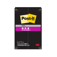 3M ポスト・イット ふせん 強粘着 75x25mm ブラック 90枚×2冊 FCK285B-500SS-BK