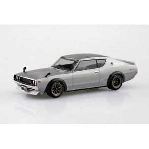 アオシマ 1/32 ニッサン C110スカイラインGT-R カスタム(シルバー) ザ・スナップキット No.18-SP1 Aｽﾅﾂﾌﾟ18SP1C110GTRｶｽﾀﾑS-イメージ2