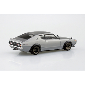 アオシマ 1/32 ニッサン C110スカイラインGT-R カスタム(シルバー) ザ・スナップキット No.18-SP1 Aｽﾅﾂﾌﾟ18SP1C110GTRｶｽﾀﾑS-イメージ3