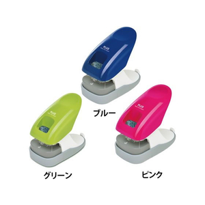 プラス 針なしホッチキス ペーパークリンチ卓上型 12枚とじ ピンク F594323-31212-イメージ8