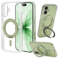 ラスタバナナ iPhone17用 ZEROSAFE CIRCLE クリア＊セージ 9699IP5AZSCLSA