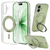 ラスタバナナ iPhone17用 ZEROSAFE CIRCLE クリア＊セージ 9699IP5AZSCLSA-イメージ1
