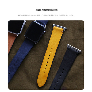 ABBI SIGNATURE Apple Watch用MARGOTイタリアンレザーバンド(49/46/45/44/42mm) ブラック ABS27683AW-イメージ10