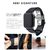 ABBI SIGNATURE Apple Watch用MARGOTイタリアンレザーバンド(49/46/45/44/42mm) ブラック ABS27683AW-イメージ7