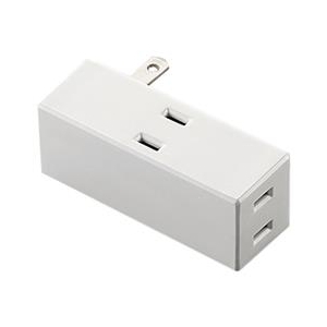 エレコム トリプルタップ(サイドタイプ・3個口) ホワイト T-TR04-2300WH エレコム トリプルタップ(サイドタイプ・3個口) ホワイト T-TR04-2300WH