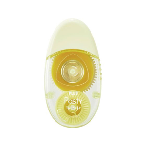 プラス Pasty テープのり 使切り イエロー FC373PA-54458/TG-1511-P-イメージ1