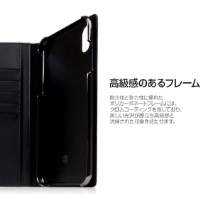 SLG Design iPhone XR用ケース Minerva Box Leather Case ブラウン SD13683I61-イメージ7