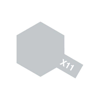 タミヤ エナメル X-11 クロムシルバー TｴﾅﾒﾙX11N