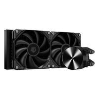 アイネックス 3連ファン AIO 水冷CPUクーラー ID-COOLING ブラック FX240-PRO