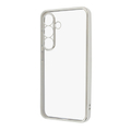 レイアウト Galaxy S25用Like standard 精密設計 カメラ保護 衝撃吸収 バンパー メタリック TPUソフトケース シルバー RT-GS25PFC2/SVM