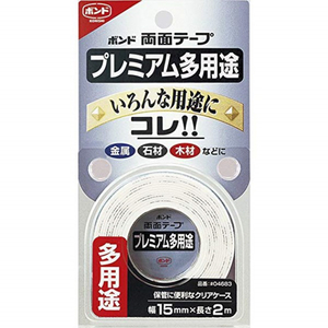 コニシ 両面テーププレミアム多用途０４６８３ ﾘﾖｳﾒﾝﾃ-ﾌﾟﾌﾟﾚﾐｱﾑﾀﾖｳﾄ04683-イメージ1