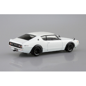 アオシマ 1/32 ニッサン C110スカイラインGT-R カスタム(ホワイト) ザ・スナップキット No.18-SP2 Aｽﾅﾂﾌﾟ18SP2C110GTRｶｽﾀﾑW-イメージ3