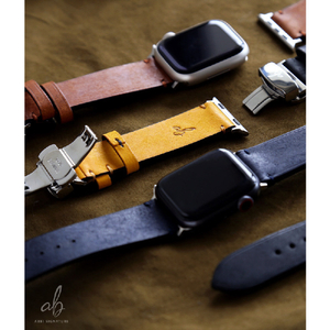ABBI SIGNATURE Apple Watch用 MARGOTイタリアンレザーバンド(42/41/40/38mm) ブラック ABS27684AW-イメージ12
