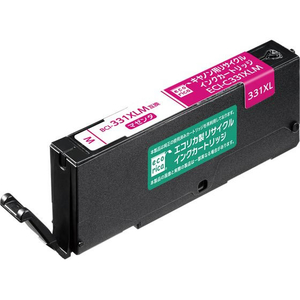 エコリカ キヤノン用 リサイクルインク マゼンタ FC222NM-ECI-C331XLM-イメージ1