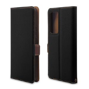 ラスタバナナ Xiaomi 12T Pro(22081212UG)用薄型手帳ケース サイドマグネット ブラック×ダークブラウン 743312TPBO ラスタバナナ Xiaomi 12T Pro(22081212UG)用薄型手帳ケース サイドマグネット ブラック×ダークブラウン 743312TPBO