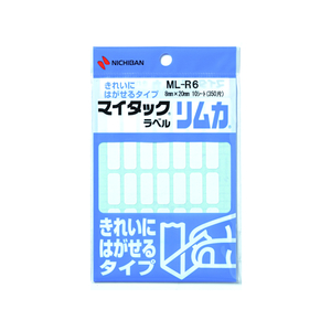 ニチバン マイタックラベル リムカ 8×20mm 35片×10シート F802680-ML-R6-イメージ1