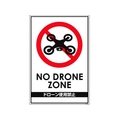 グリーンクロス ドローン飛行禁止標識 GEB-52 NoDroneZoneドローン使用禁止ビス･両面テープ900600 FC532GK-1489873