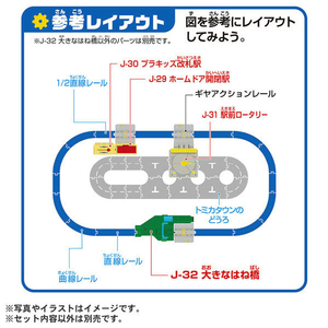 タカラトミー プラレール J-32 アクションタウン 大きなはね橋 Pﾚ-ﾙJ32ｱｸｼﾖﾝﾀｳﾝｵｵｷﾅﾊﾈﾊﾞｼ-イメージ7