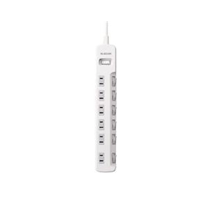 エレコム 一括&個別スイッチ付 省エネタップ(6個口・1．0m) ホワイト T-E7A-2610WH-イメージ2