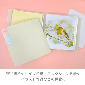 ハピラ 色紙収納ファイル ケース付 20ポケット FCG028Z-PF001-イメージ6