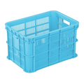 岐阜プラスチック工業 MB型メッシュコンテナーMB-20B 青 FC085GW-5036763