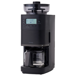 シロカ コーン式全自動コーヒーメーカー カフェばこ PRO ブラック SC-C261