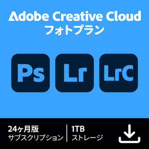 Adobe Creative Cloud Photography plan with 1TB 24カ月版 DL版 CREATIVECLPHOTO1TB24M-イメージ1