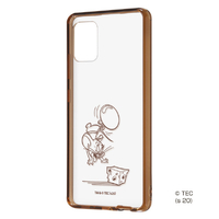 レイアウト Galaxy A51 5G用ハイブリッドケース Charaful トムとジェリー ジェリー RT-WGA51UC/JRM
