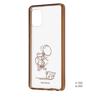 レイアウト Galaxy A51 5G用ハイブリッドケース Charaful トムとジェリー ジェリー RT-WGA51UC/JRM-イメージ1