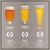 藤栄 フレアピルスナー スモーキー(325ml) LIBBEY FLARE PILSNER LB506ﾌﾚｱﾋﾟﾙｽﾅ-ｽﾓ-ｷ--イメージ6