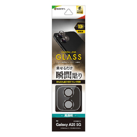 ラスタバナナ GALAXY A25 5G用カメラレンズ保護ガラス アルミ単眼 ブラック CR4798GA25