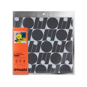 プラス ito／oshi 片面不透明 うちわケース ブラック FC314ST-91478FL-300CF-イメージ2