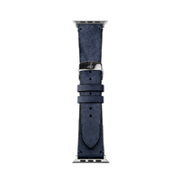 ABBI SIGNATURE Apple Watch用MARGOTイタリアンレザーバンド(49/46/45/44/42mm) ネイビー ABS27685AW