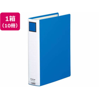 キングジム スーパードッチ脱・着イージー A4 とじ厚50mm青10冊 1箱(10冊) F844625-2475GXAｱｵ